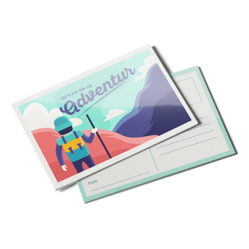 Postcards 14pt Writable + AQ (C1S)